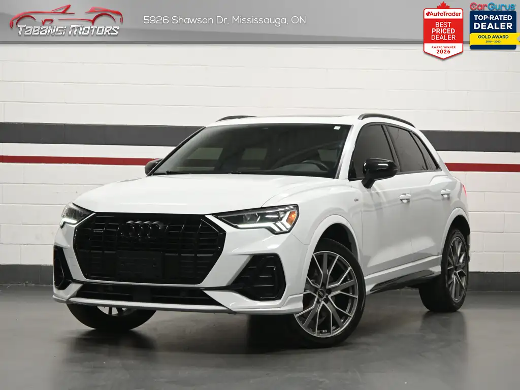2023 Audi Q3 Technik S-Line Sport Black Optics 360CAM SONOS A
