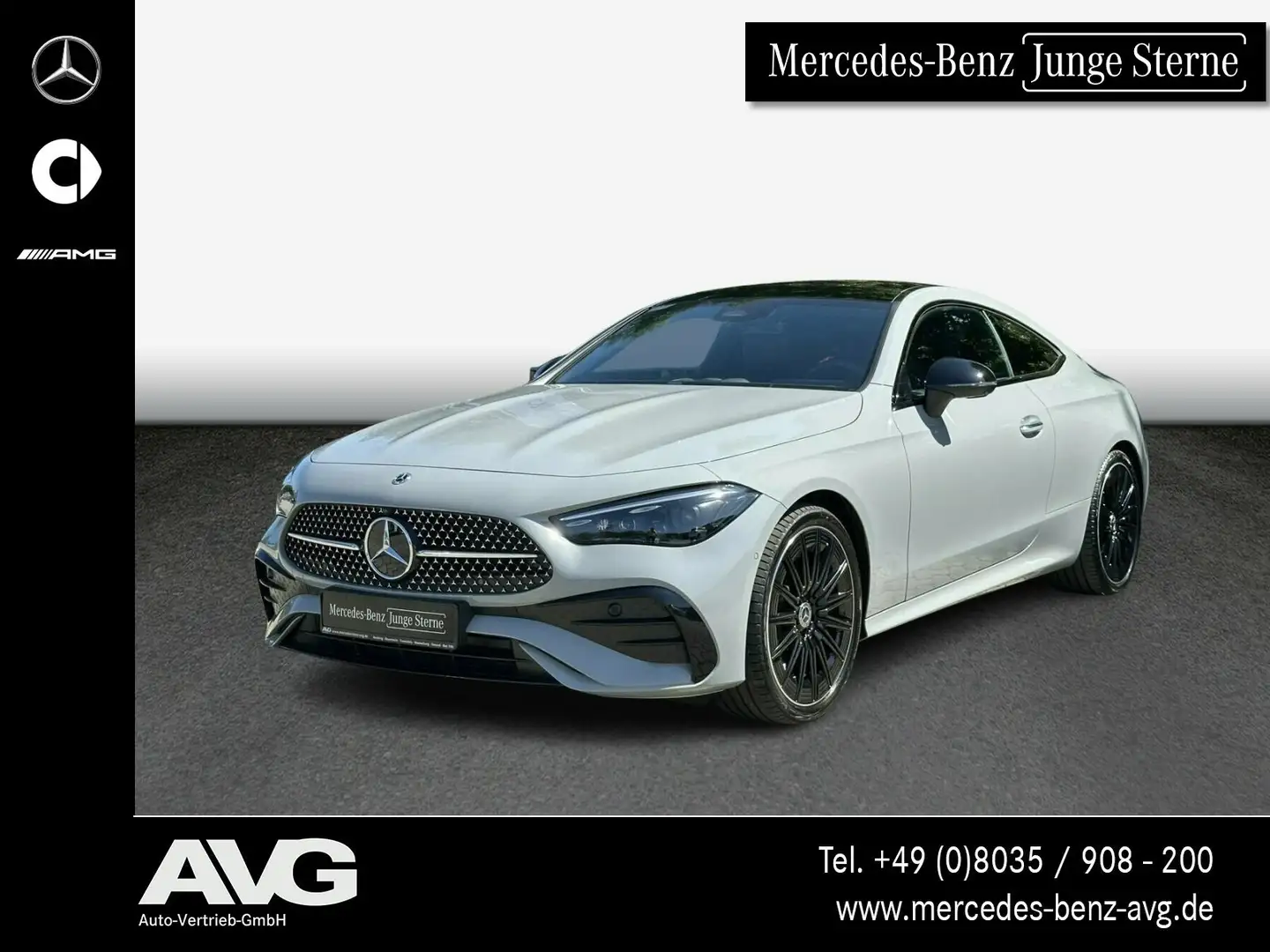 Mercedes-Benz CLE 200 CLE 200 4MATIC Coupé AMG Pano 360° Burmester HUD Grau - 1