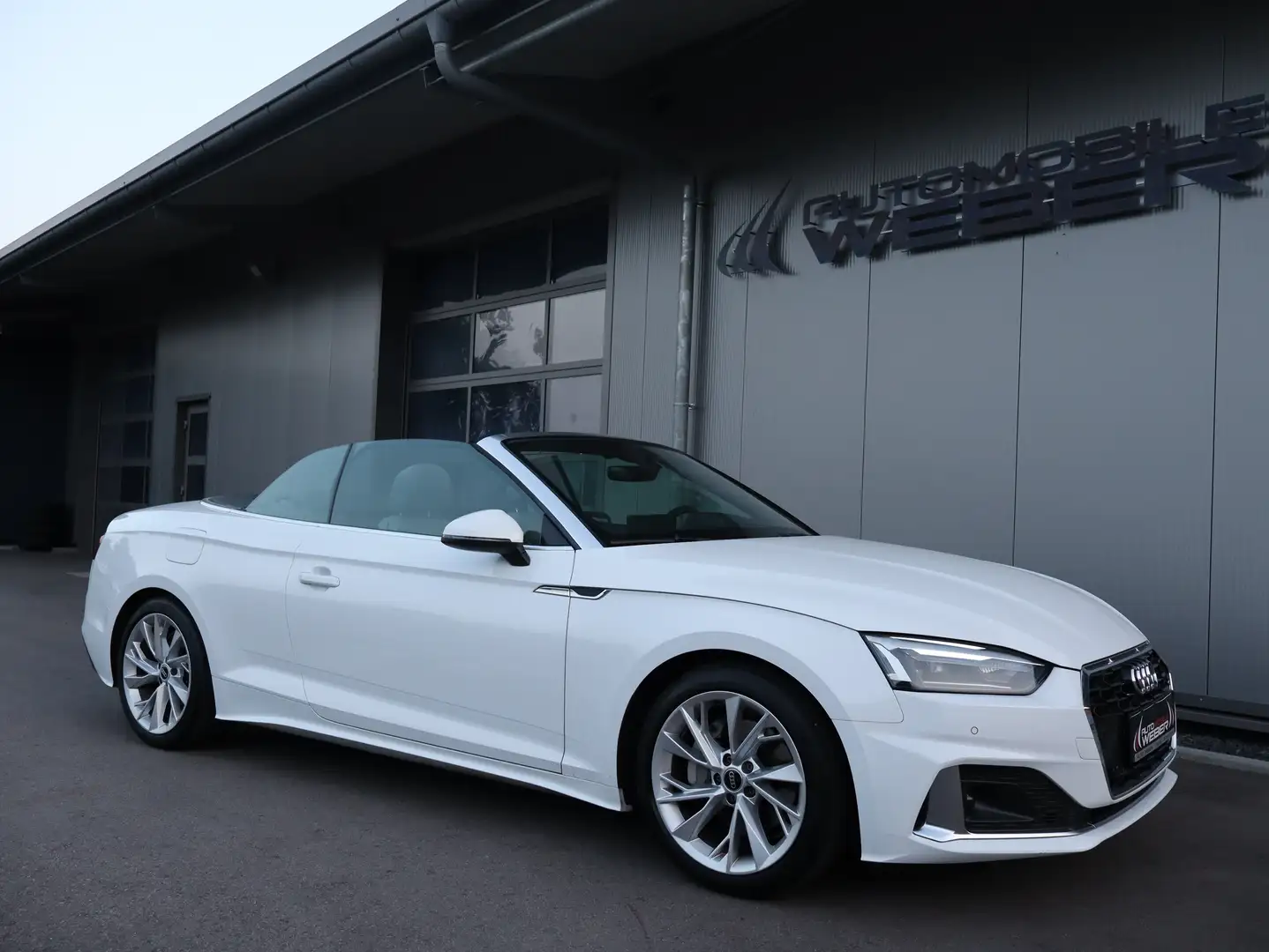 Audi A5 Cabrio 40 TDI S tronic advanced *S LINE*NAVI*SHZ* Blanc - 1