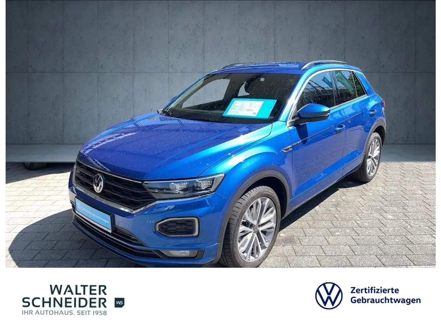 Volkswagen T-Roc 1.5 TSI DSG Sport R-Line Navi LED 18 Zoll Albastru - 1