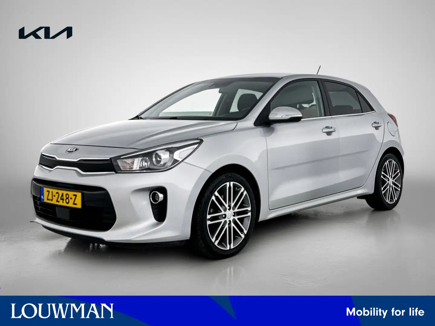 Kia Rio 1.0 TGDI DynamicLine | GT line velgen | Trekhaak | Grijs - 1