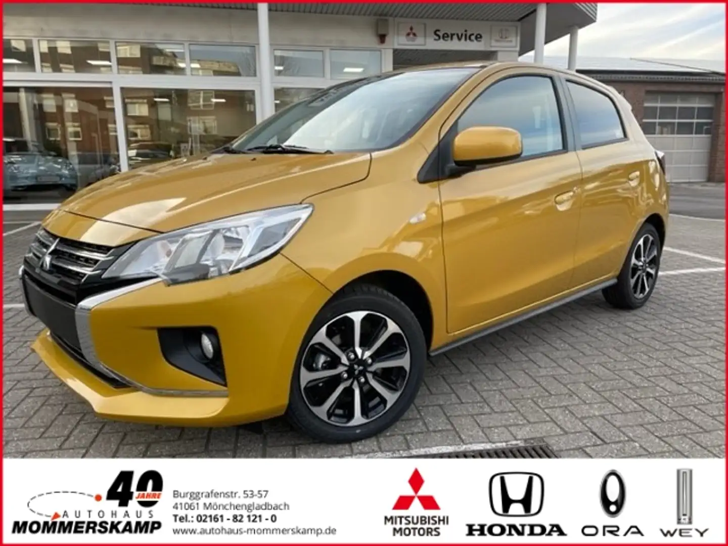 Mitsubishi Space Star 1,2 Select PLUS+SOFORT-VERFÜGBAR+Klima+Sitzheizung Jaune - 1