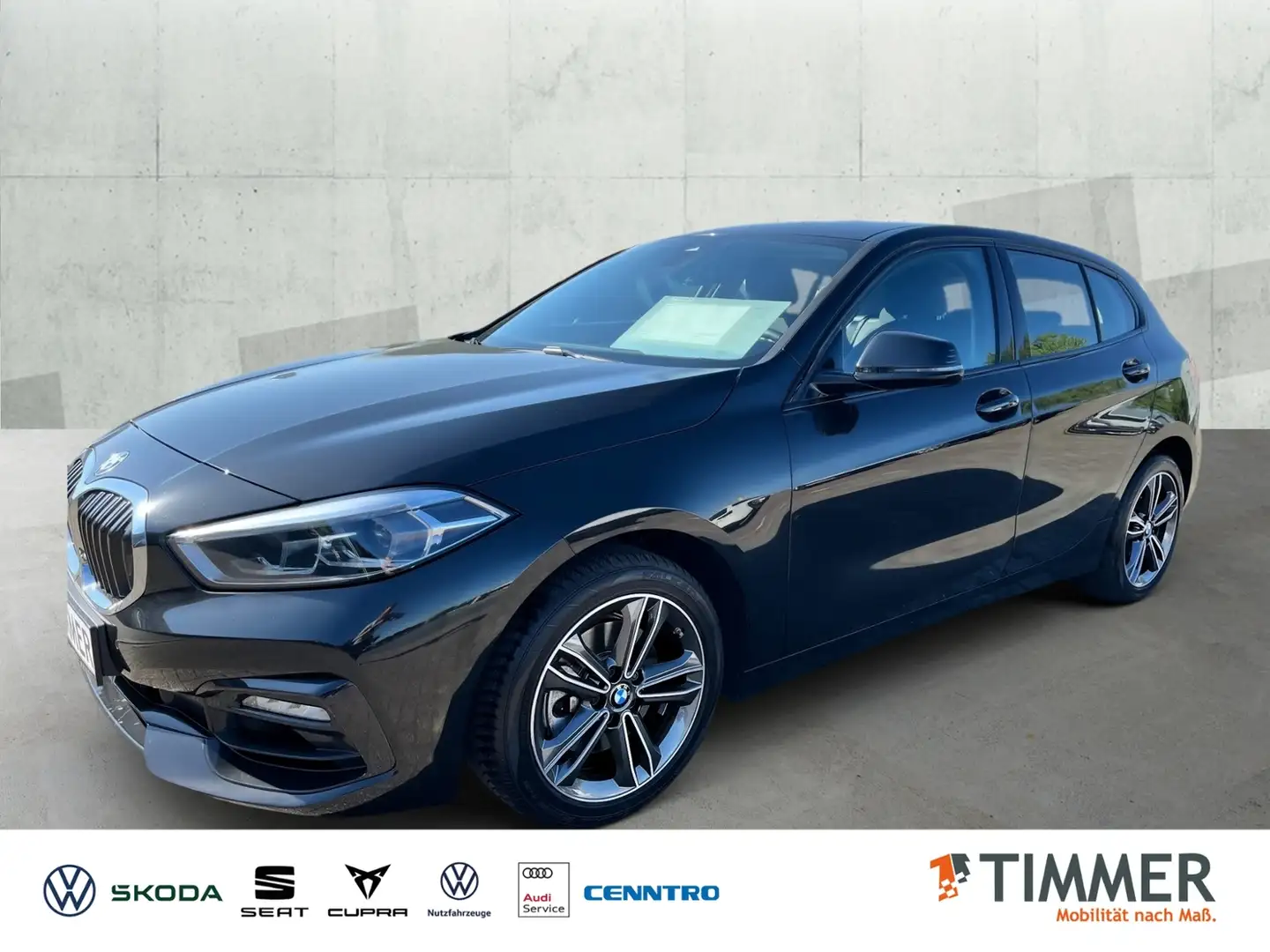 BMW 118 i Sport Line *SHZG*PDC*LED*GANZJAHRESR* Black - 1