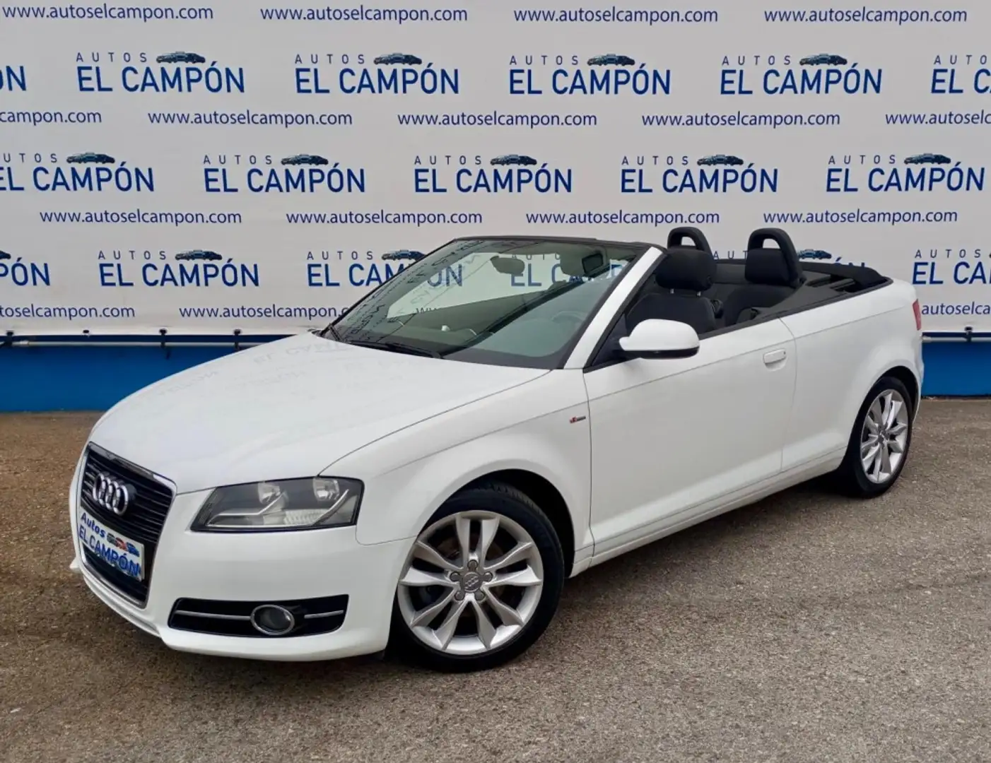 Audi A3 Cabrio 1.6TDI S line edition Wit - 1