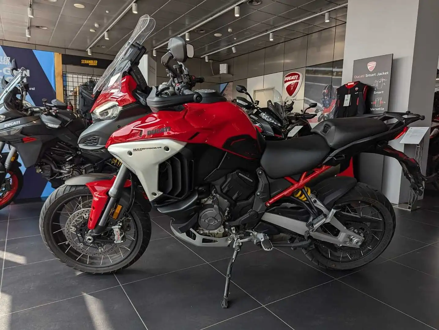 Ducati Multistrada V4 S RALLY TRAVEL&RADAR RED SPOKED WHEELS 2023 EUR Rojo - 1