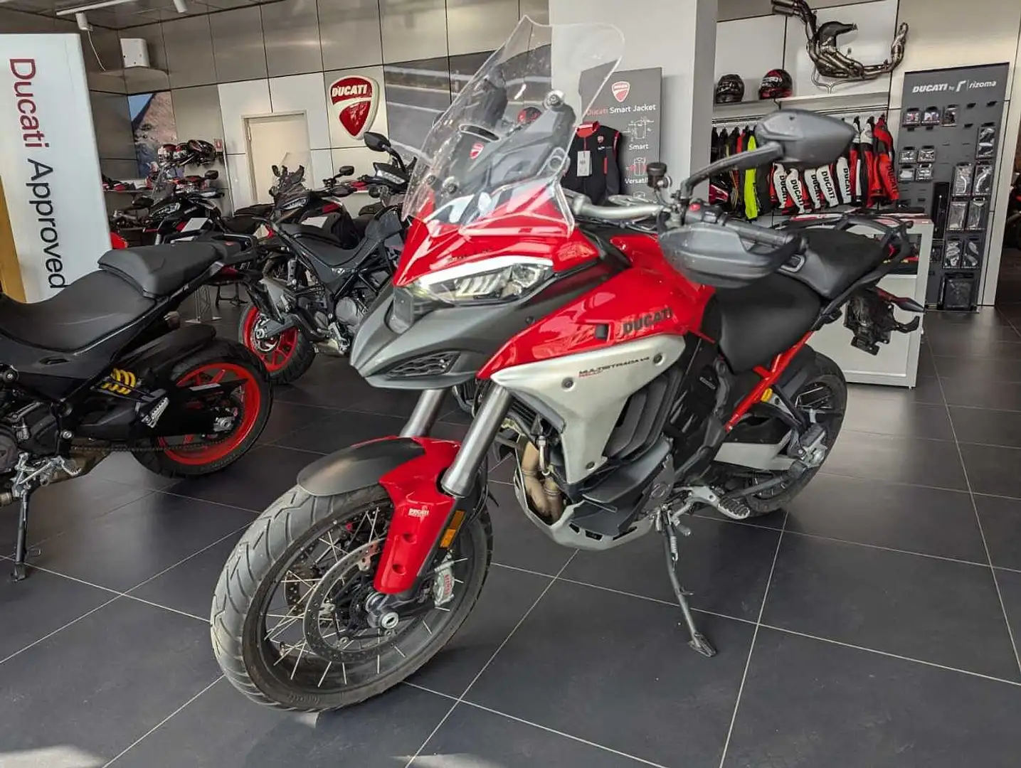 Ducati Multistrada V4 S RALLY TRAVEL&RADAR RED SPOKED WHEELS 2023 Rosso - 2
