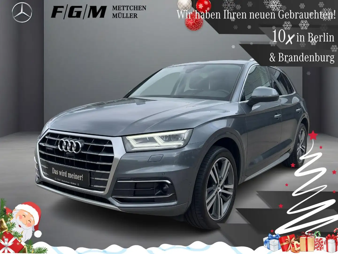 Audi Q5 2.0 40 TDI quattro design KeyGo|Pano|Kam|ACC Gris - 1