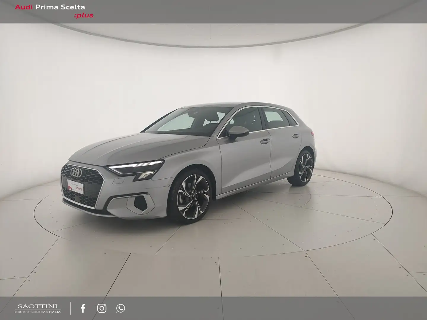 Audi A3 Sportback 30 2.0 TDI Business Advanced S tronic Silber - 1