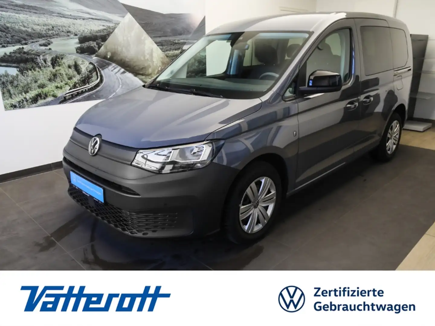 Volkswagen Caddy 1.5 TSI Navi Kamera Winter 7-Sitzer Ganzjahresreif Grau - 1