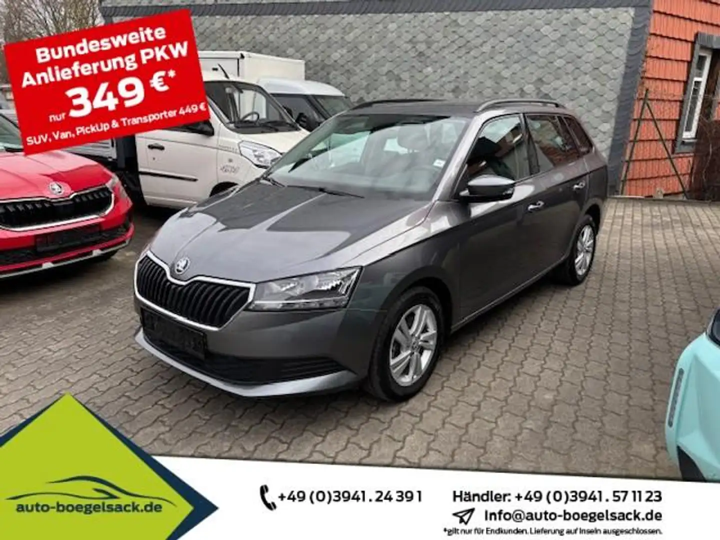 Skoda Fabia Combi 1.0 TSI DSG Ambition+PDC+SITZHEIZUNG Grau - 1