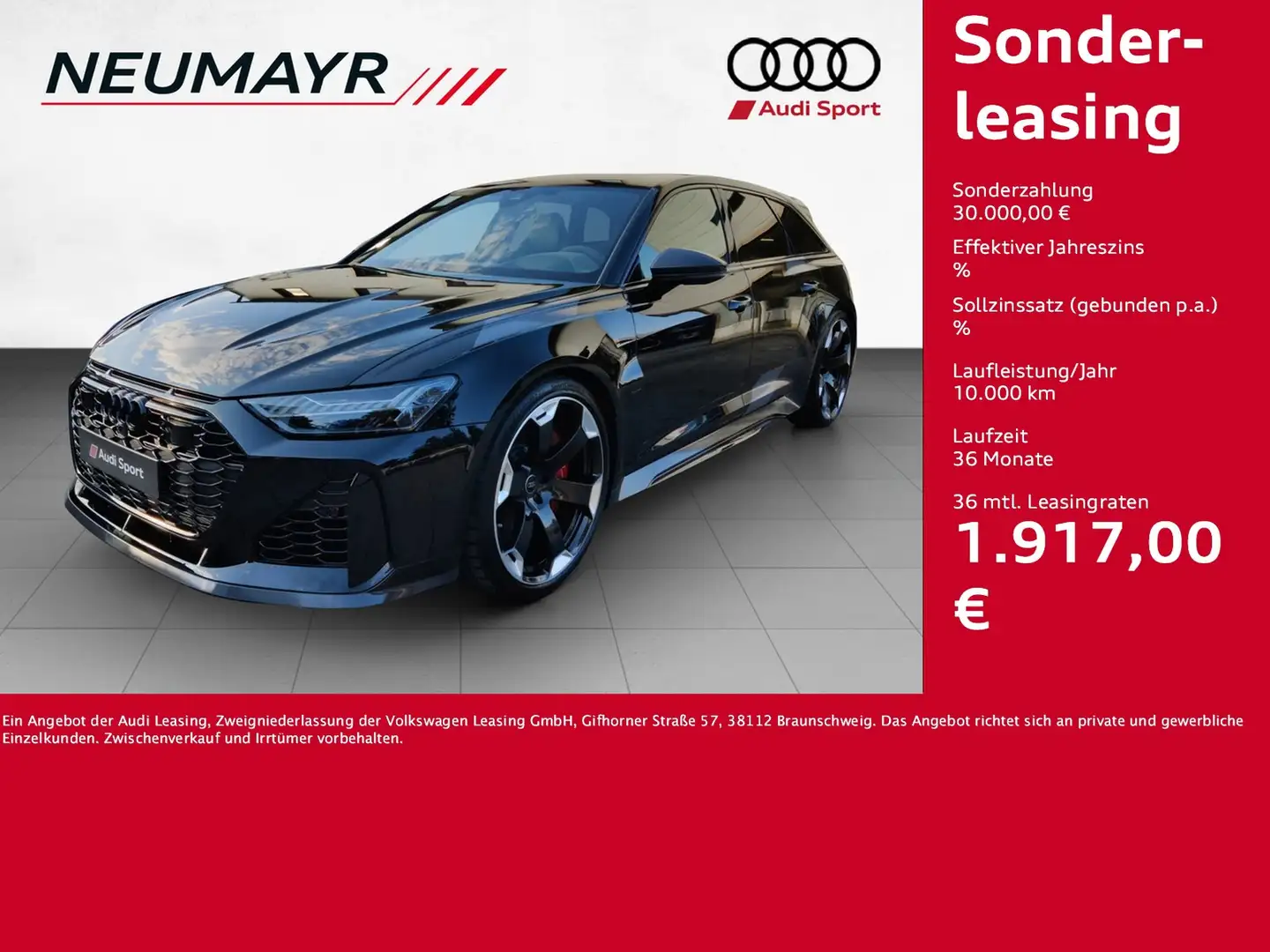 Audi RS6 Avant GT exklusives SONDERMODELL! 171 of 660 Nero - 1