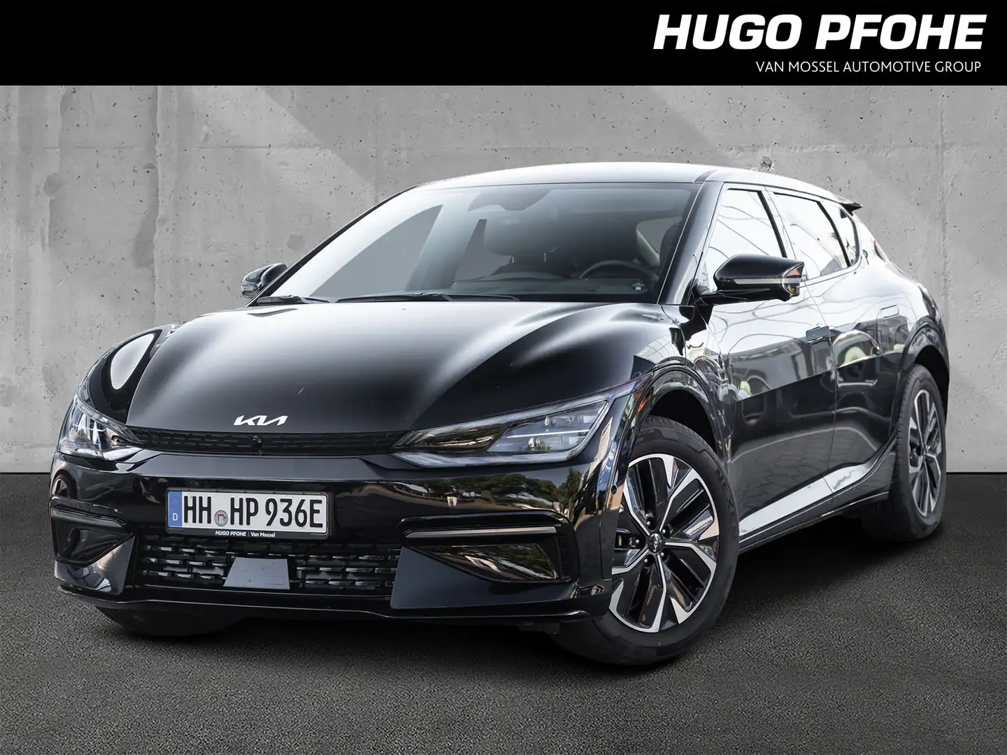 Kia EV6 Paket GT-Line/ Navi/ Klima/ ACC/ Alu/ belüftete Si Schwarz - 1