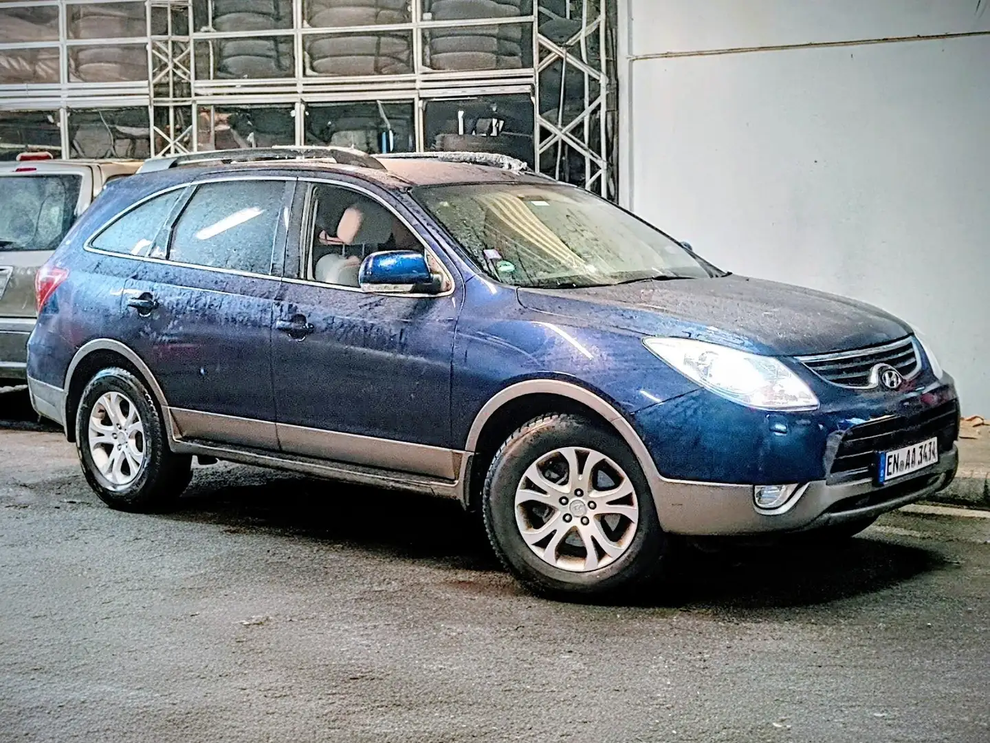Hyundai iX55 239 PS V6 Diesel • Allrad • Automatik • Unfallfrei Blau - 2