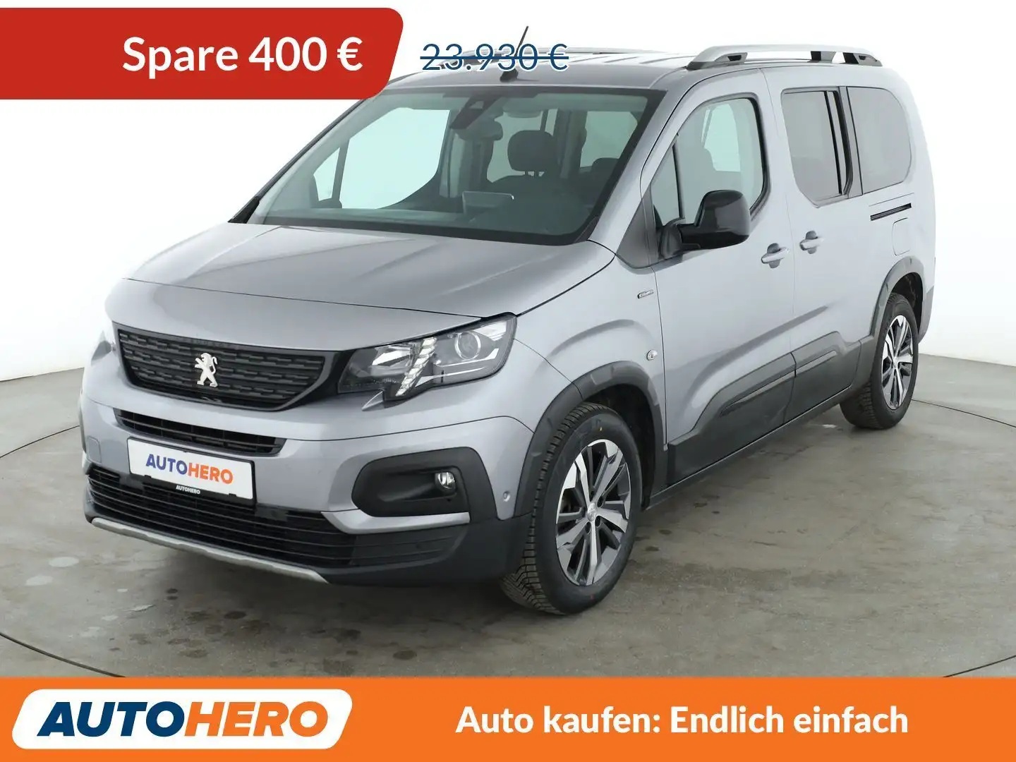 Peugeot Rifter 1.5 Blue-HDi Allure L2 Aut.*NAV*TEMPO*CAM*PDC*SHZ Grau - 1