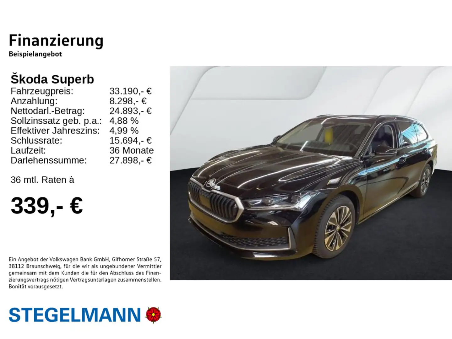 Skoda Superb Combi 1.5 eTSI DSG Selection *Navi*Matrix Noir - 2