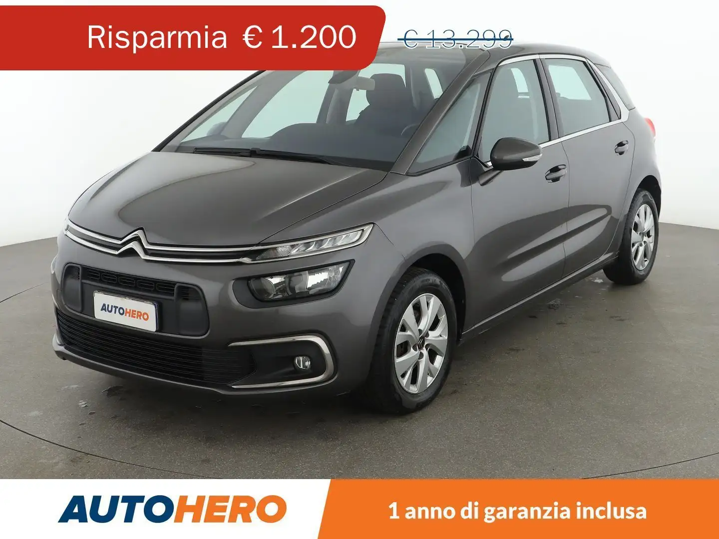 Citroen C4 SpaceTourer 1.5 Blue-HDi Feel Grigio - 1