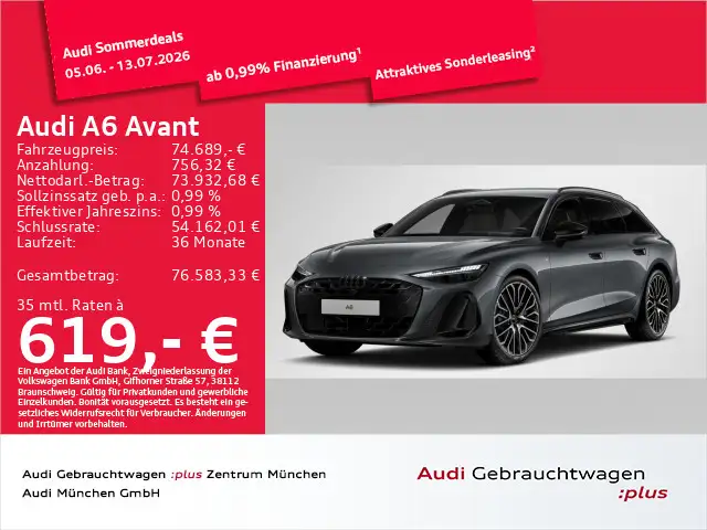 Audi A6 NEU TFSI qu. S tronic S line Matrix/B&O