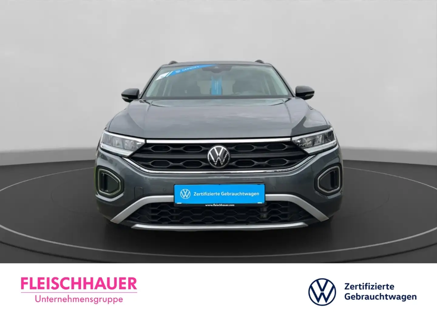 Volkswagen T-Roc Goal 1.0 Life+LED+ACC+SHZ+KLIMAAUT+NAVI Grau - 2