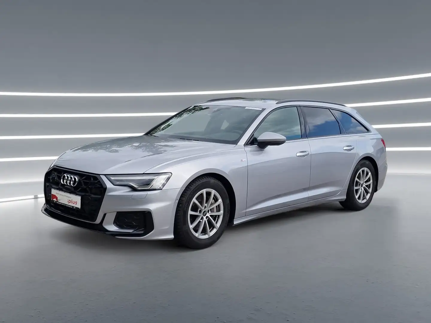 Audi A6 Avant 45 TFSI S line MATRIX AHK ACC HuD 20" Argent - 1