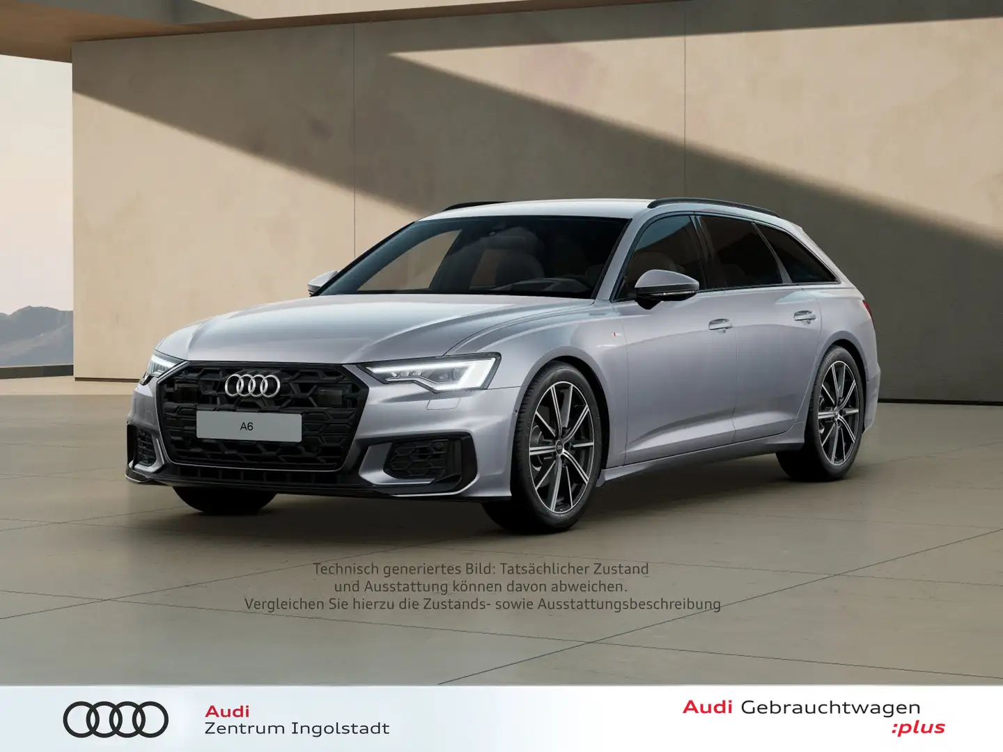 Audi A6 Avant 45 TFSI S line MATRIX AHK ACC HuD 20" Silber - 1
