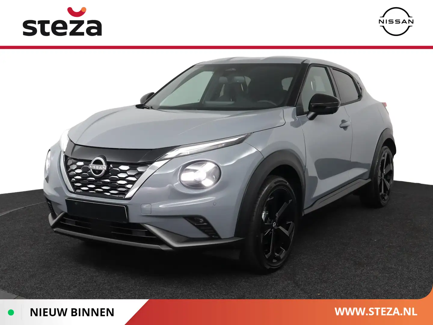 Nissan Juke 1.6 Hybrid Tekna | Lederen Bekl. | BOSE Audio | 36 Grijs - 1