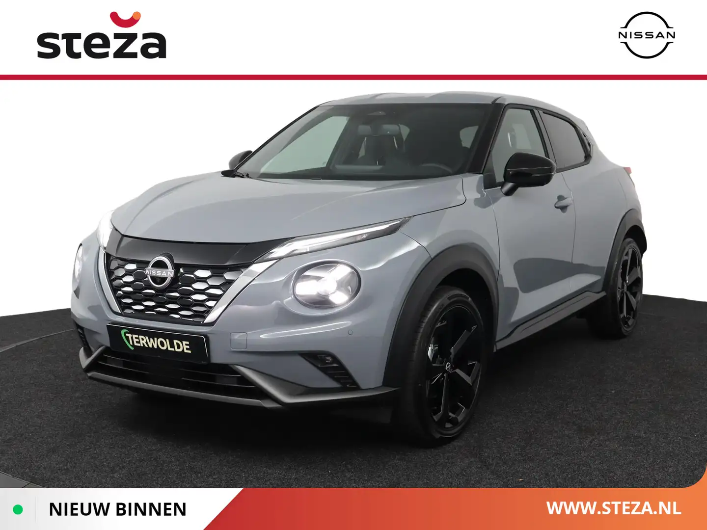Nissan Juke 1.6 Hybrid Tekna | Lederen Bekl. | BOSE Audio | 36 Grijs - 1