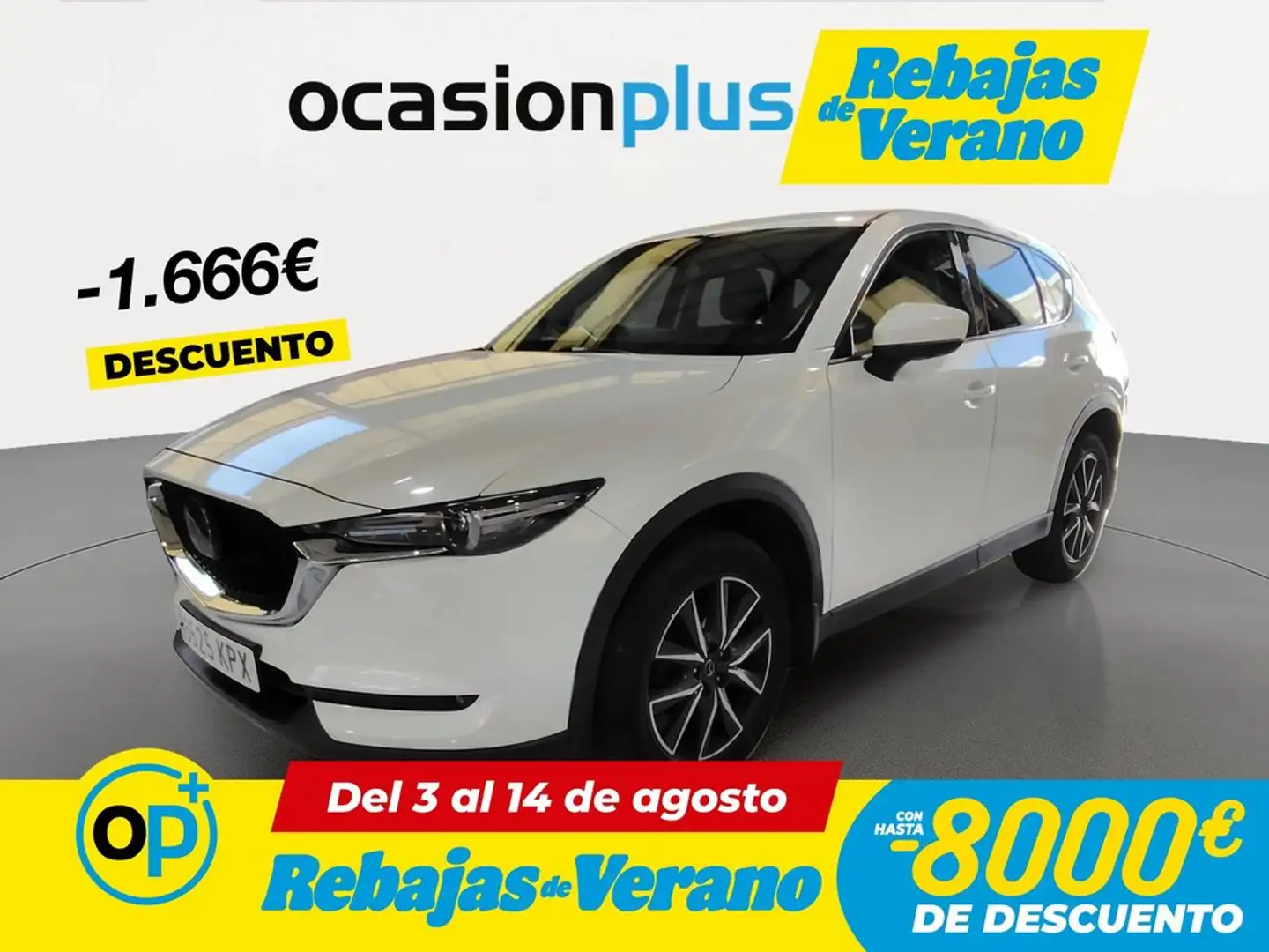 Mazda CX-5 2.5 Skyactiv-G Zenith Black Sky Cruise AWD Aut. Blanco - 1