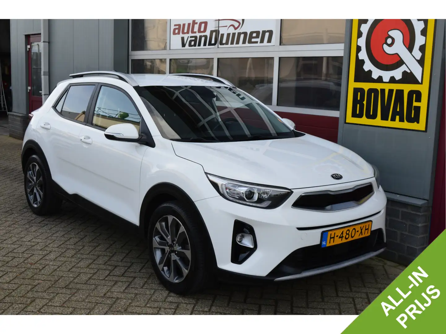 Kia Stonic 1.0 T-GDi DynamicPlusLine O.a: Clima, Navi, Cruise Blanc - 1