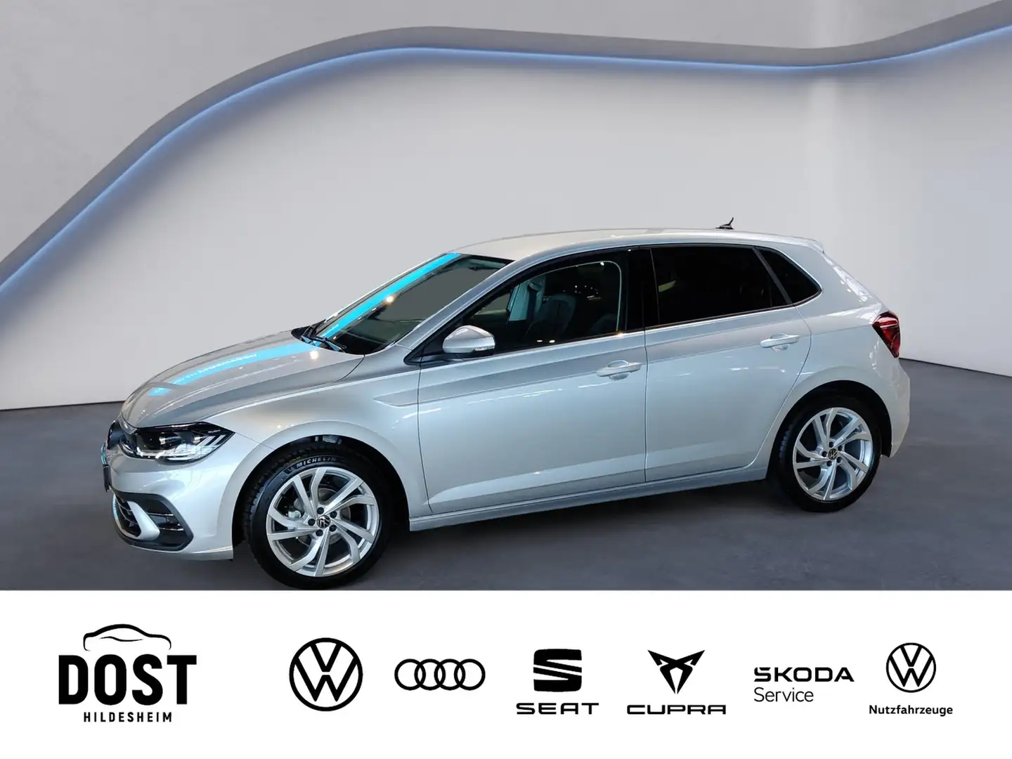 Volkswagen Polo 1.0 TSI Style KLIMA+NAVI+PDC+SHZ Silber - 1