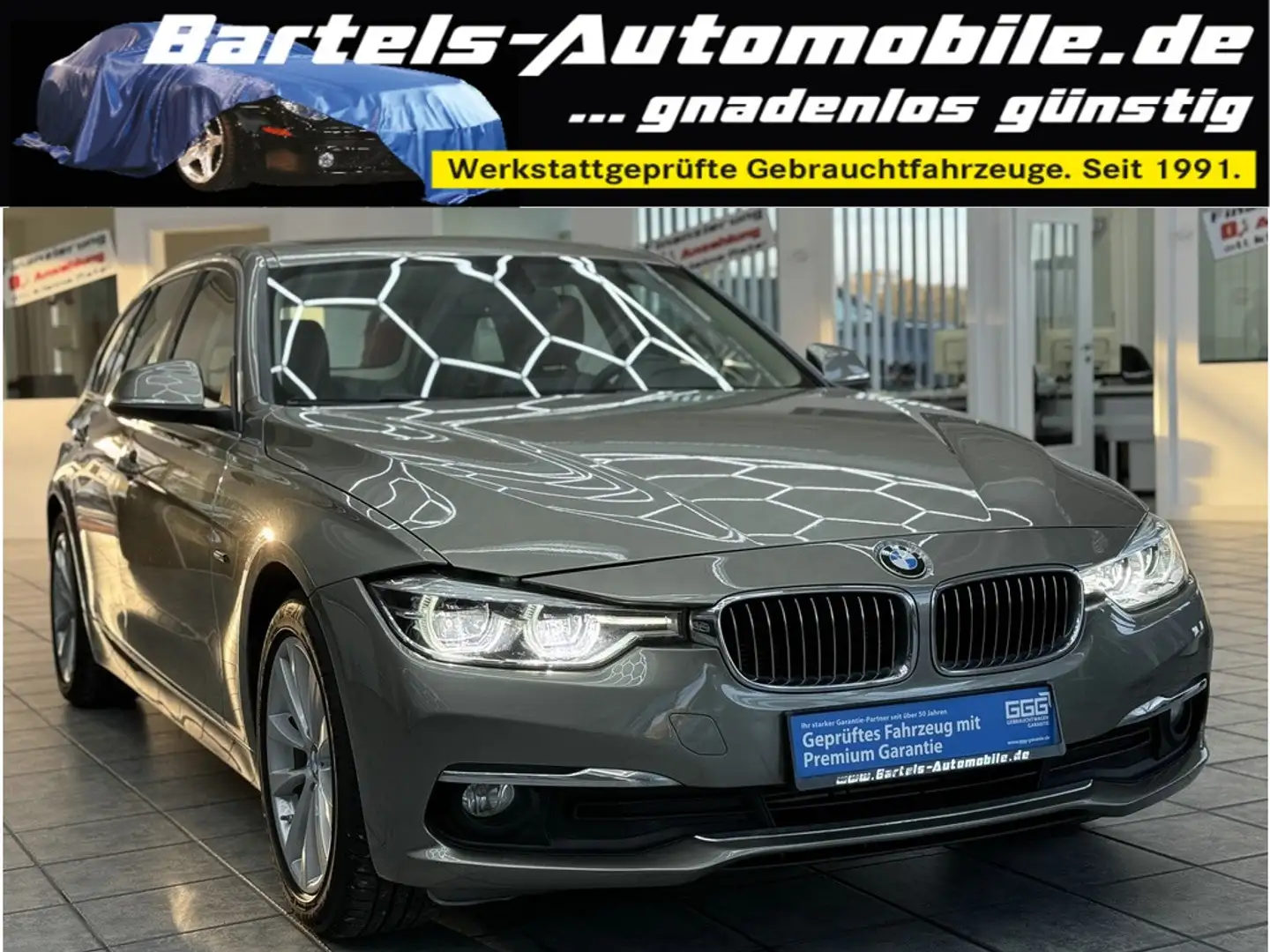 BMW 318 d Touring Luxury Line, LED, Leder, Panorama Grau - 1
