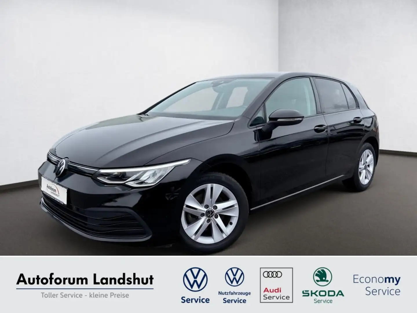 Volkswagen Golf VIII 2.0 TDI Life LED/NAVI/ACC/WINTER-PAKET Negro - 1
