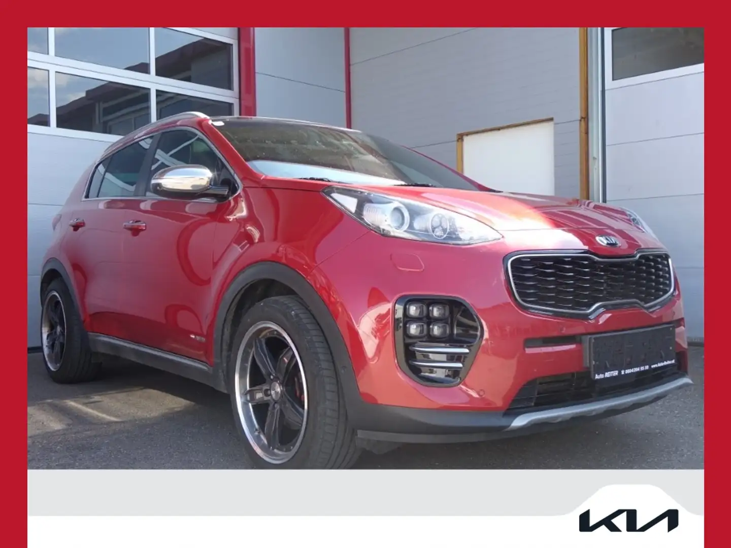 Kia Sportage 2,0 CRDI AWD GT-Line Aut. *VOLLAUSSTATTUNG* Rot - 1