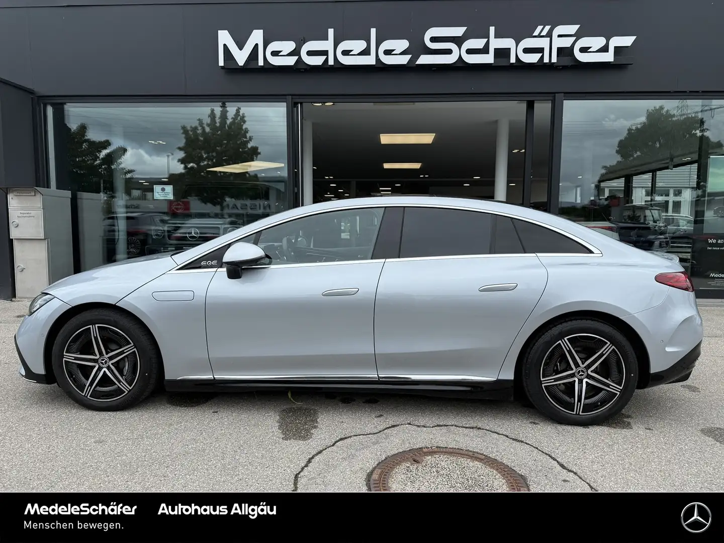 Mercedes-Benz EQE 300 EQE 300 AMG Premium HA-Lenk 22kW HuD Pano NP93 LED Argent - 2