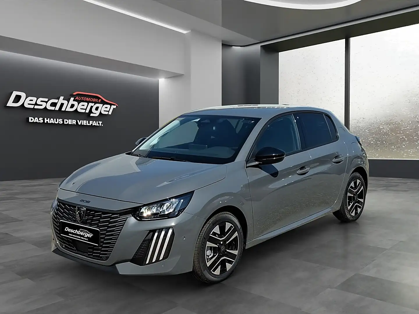 Peugeot 208 Hybrid 110 e-DCS6 Allure Grau - 1