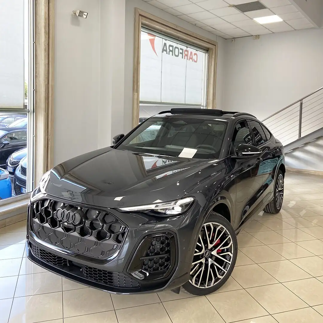 Audi Q5 Q5 Sportback S line edition KM0 /TETTO PELLE R 21 Grau - 2