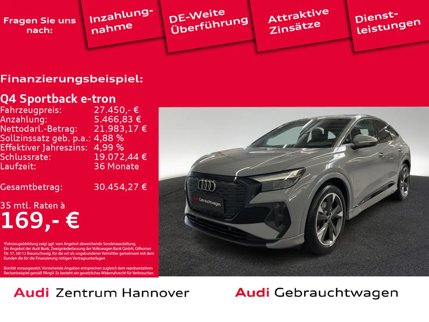 Audi Q4 e-tron 35 LED Navi virtual DAB Grijs - 1