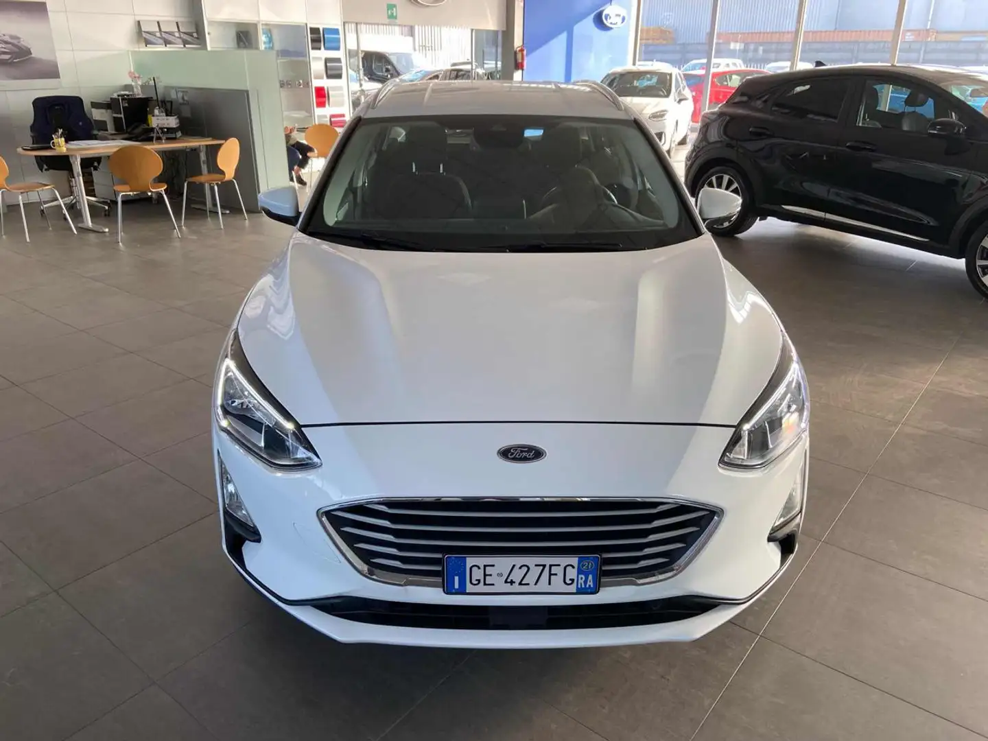 Ford Focus 1.5 EcoBlue 120 CV automatico SW Business Co-Pilot Bianco - 2