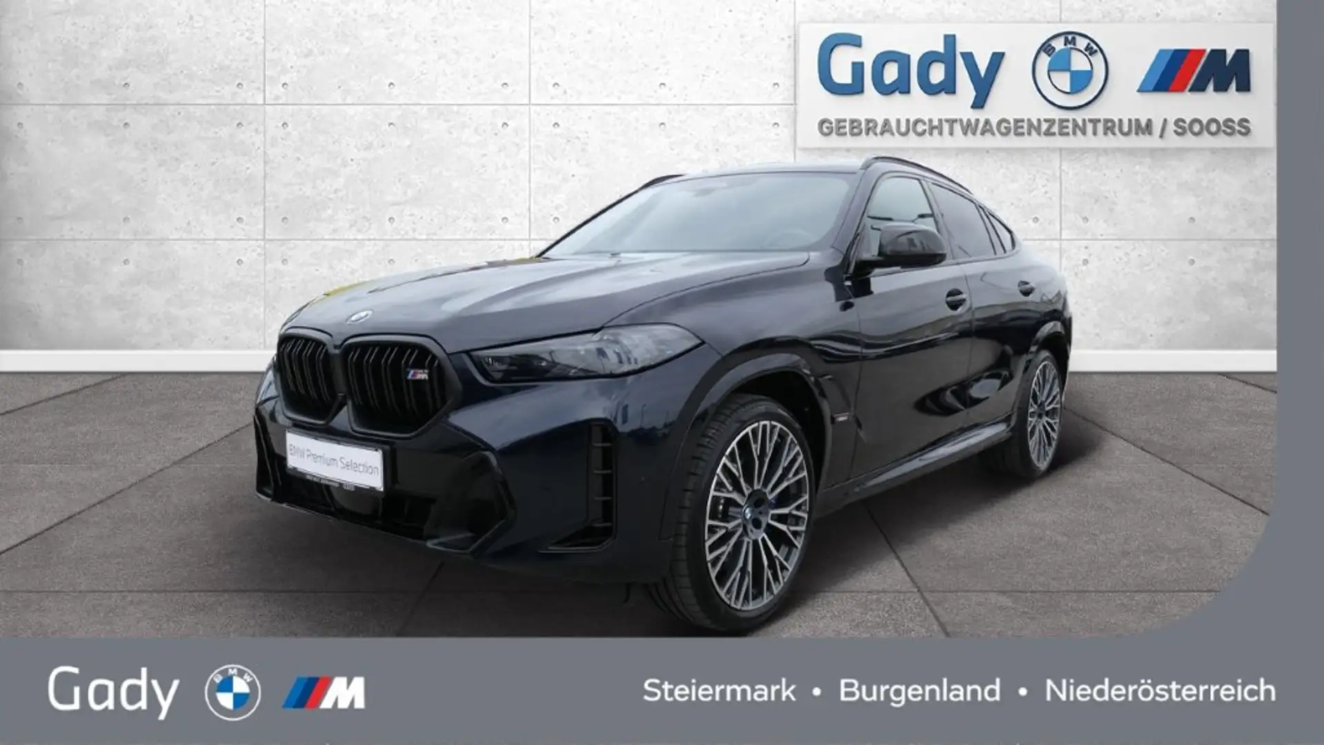 BMW X6 M60i xDrive M-Sportpaket Schwarz - 1