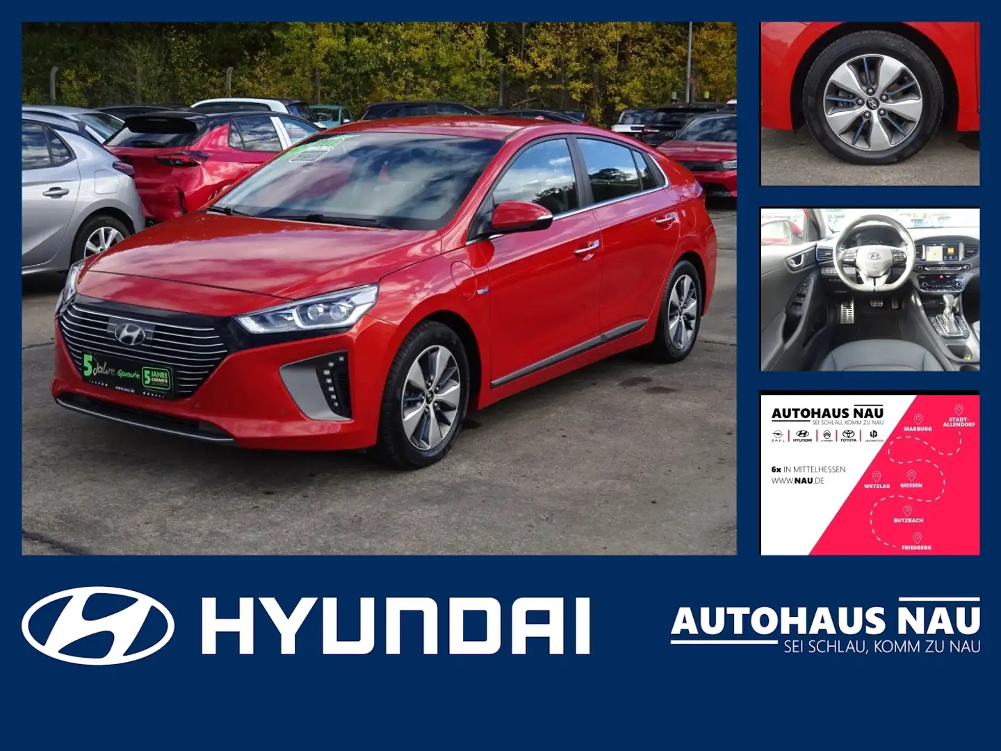 Hyundai IONIQ Premium 1.6 Plug-In Hybrid inkl. BigDeal Orange - 1