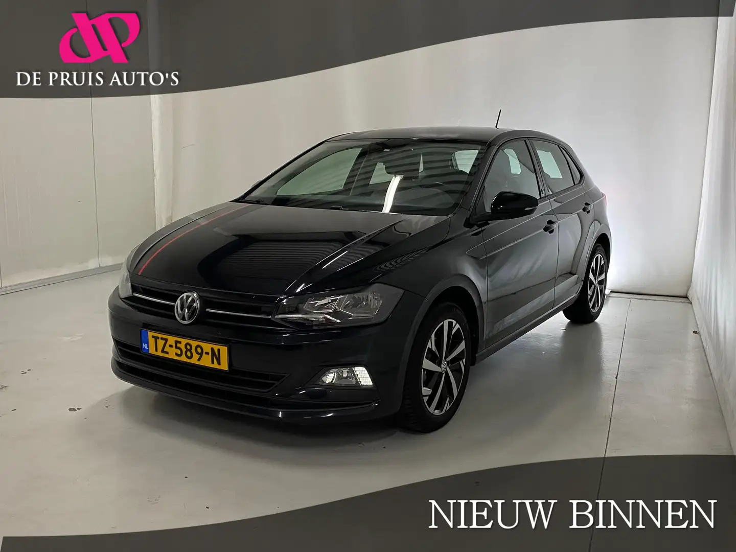 Volkswagen Polo 1.0 TSI Beats ACC App-connect / Applecarplay Navig Zwart - 1
