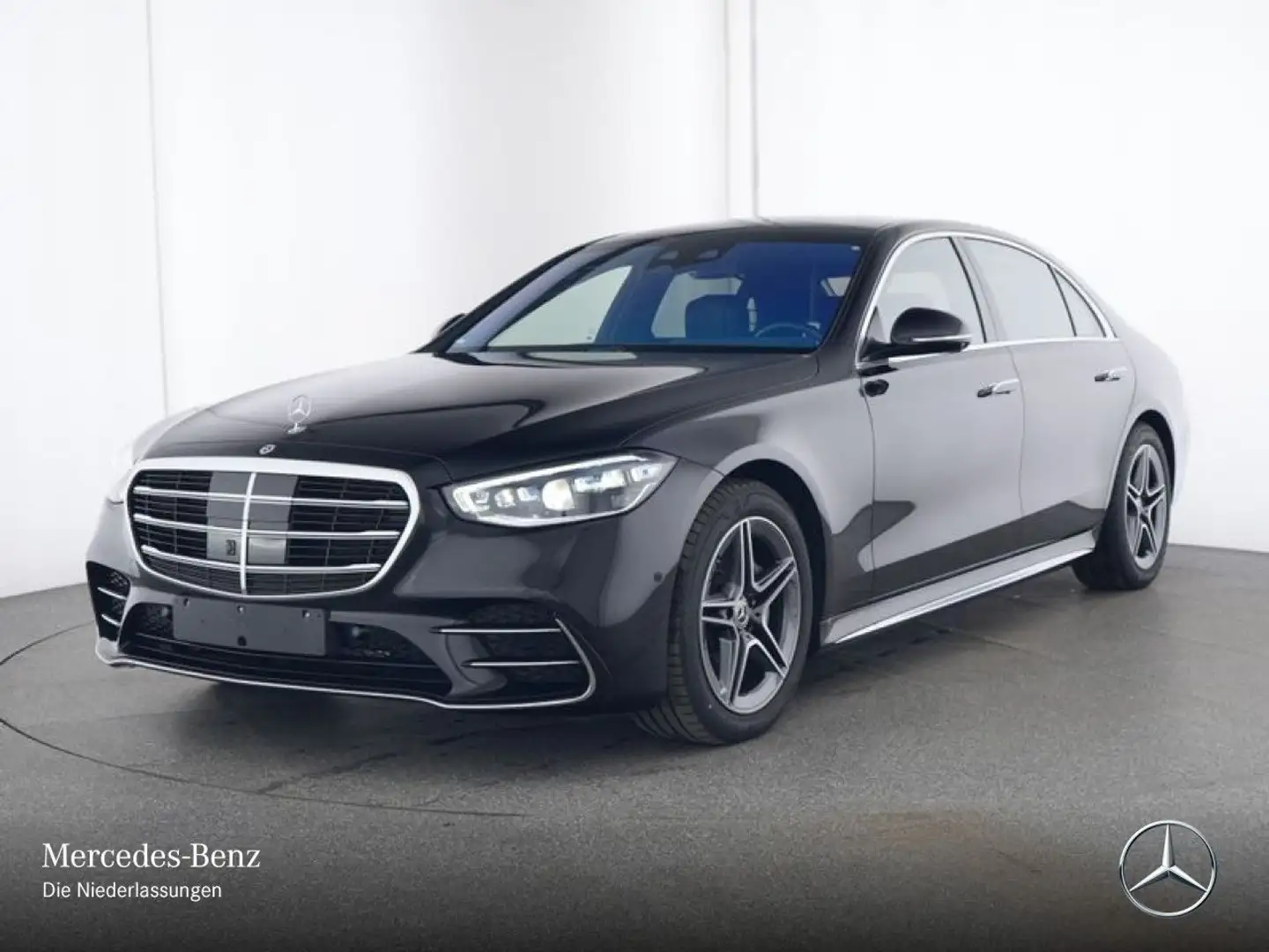Mercedes-Benz S 450 L 4M AMG+PANO+DIGITAL-L+BURMESTER3D+FAHRASS Schwarz - 2