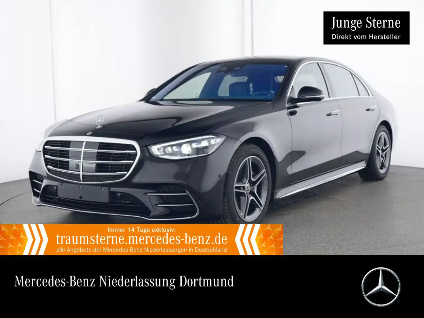 Mercedes-Benz S 450 L 4M AMG+PANO+DIGITAL-L+BURMESTER3D+FAHRASS Schwarz - 1