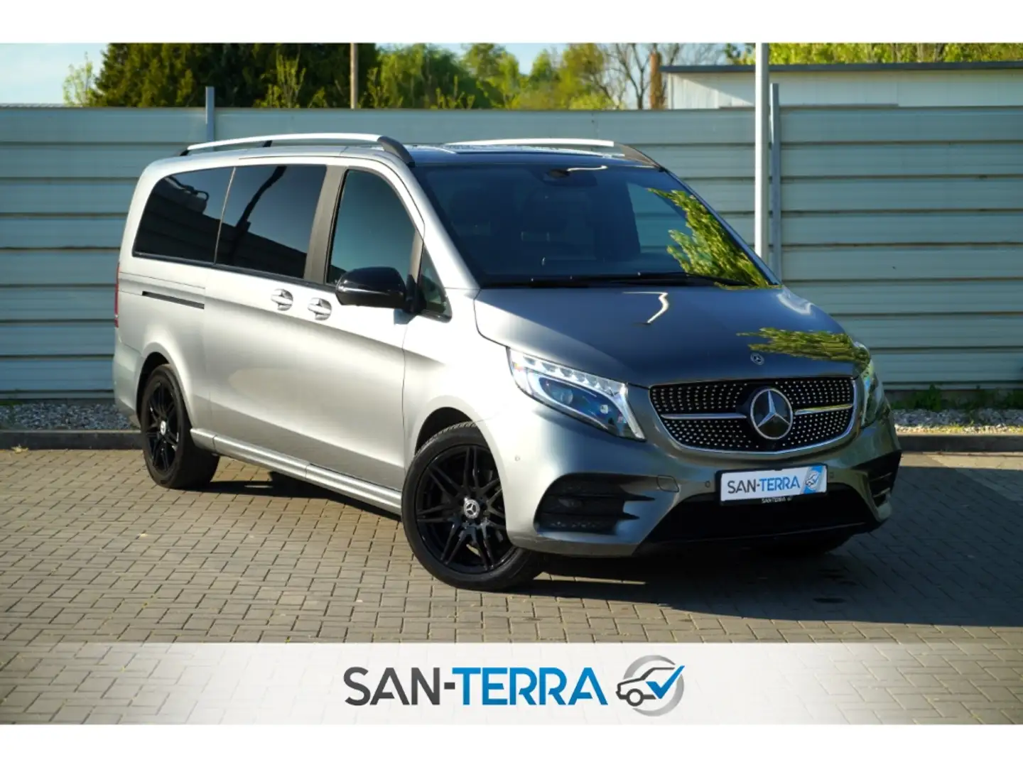 Mercedes-Benz V 300 d AVANTGARDE AMG 4M EXTRALANG LEDER*MULTI-LENKRAD* Grijs - 1