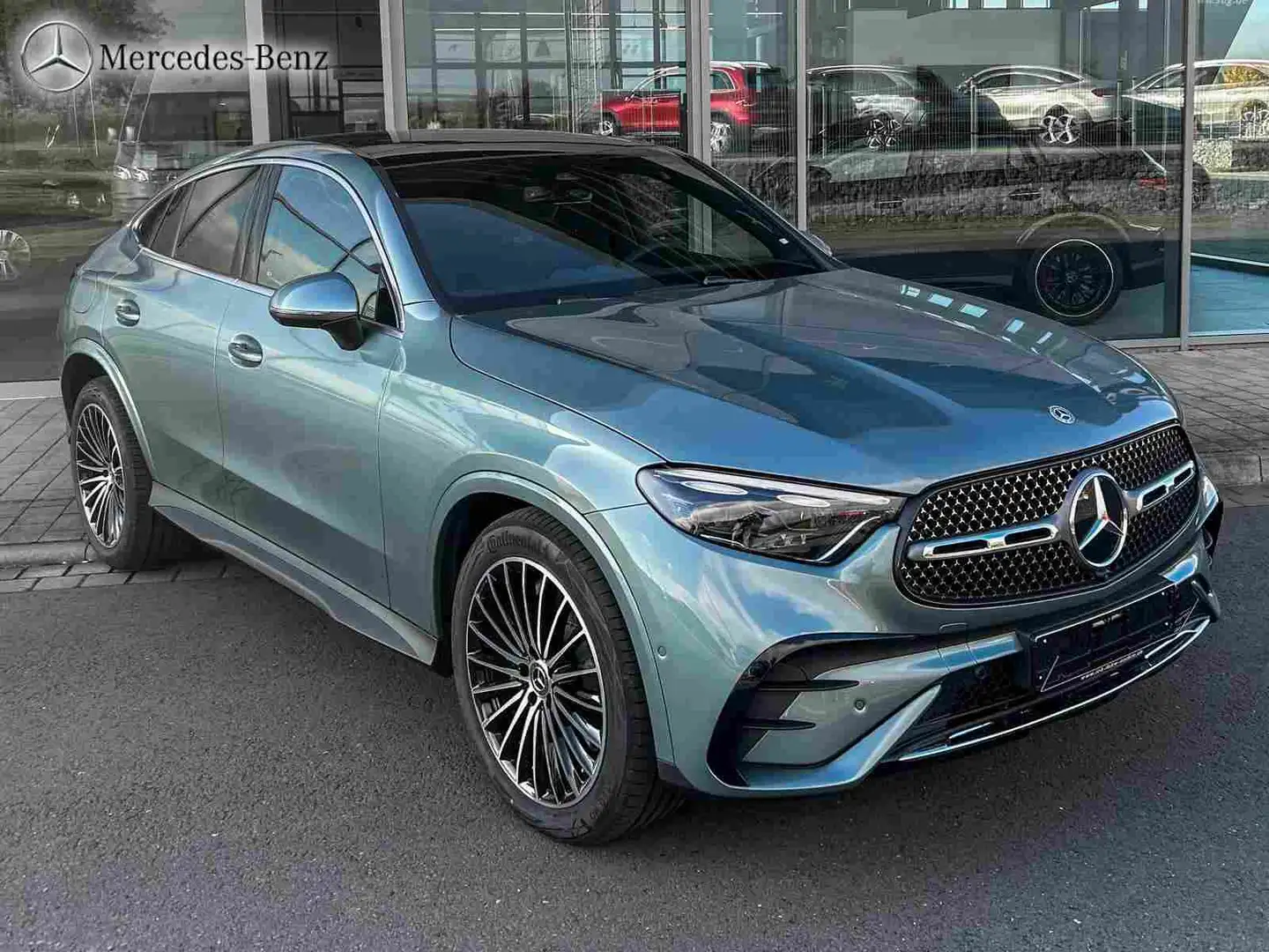 Mercedes-Benz GLC 220 d 4M Coupé AMG MBUX+360°+DIGLED+Pano+AHK Argent - 2