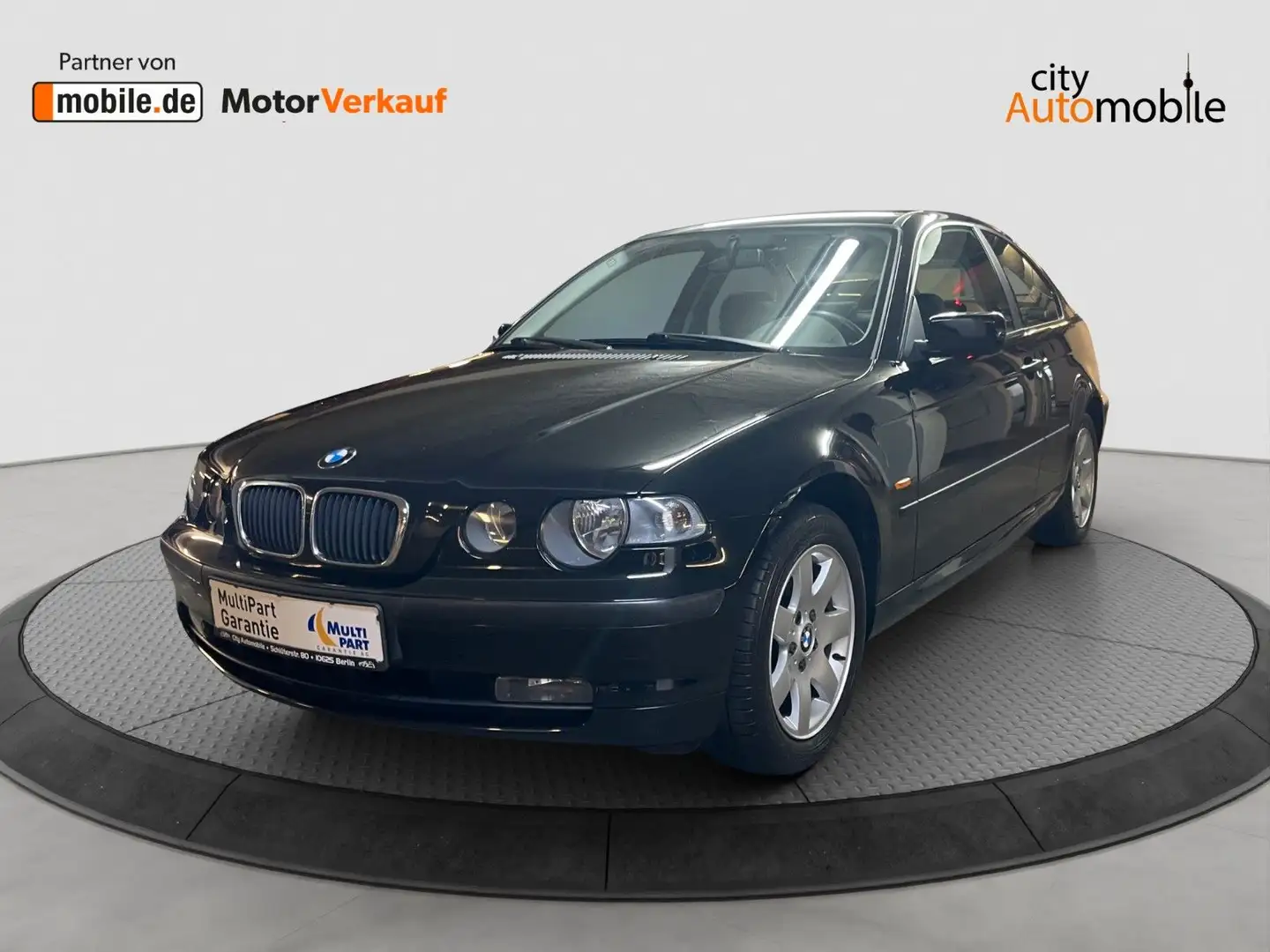 BMW 316 ti Compact/Anhängerkupplung/Klima Noir - 1
