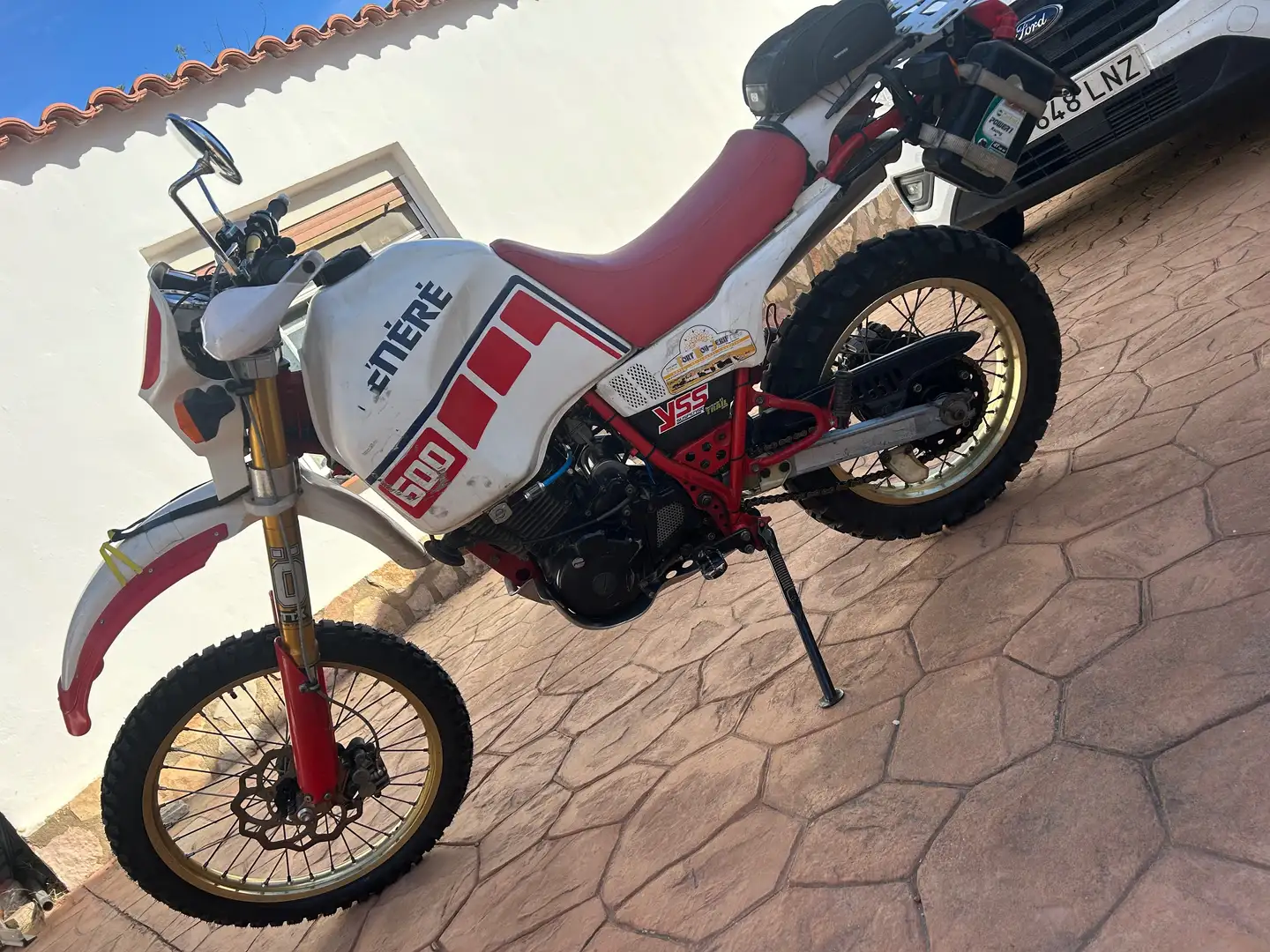 Yamaha XT 600 XT600 TENERE Blanc - 1
