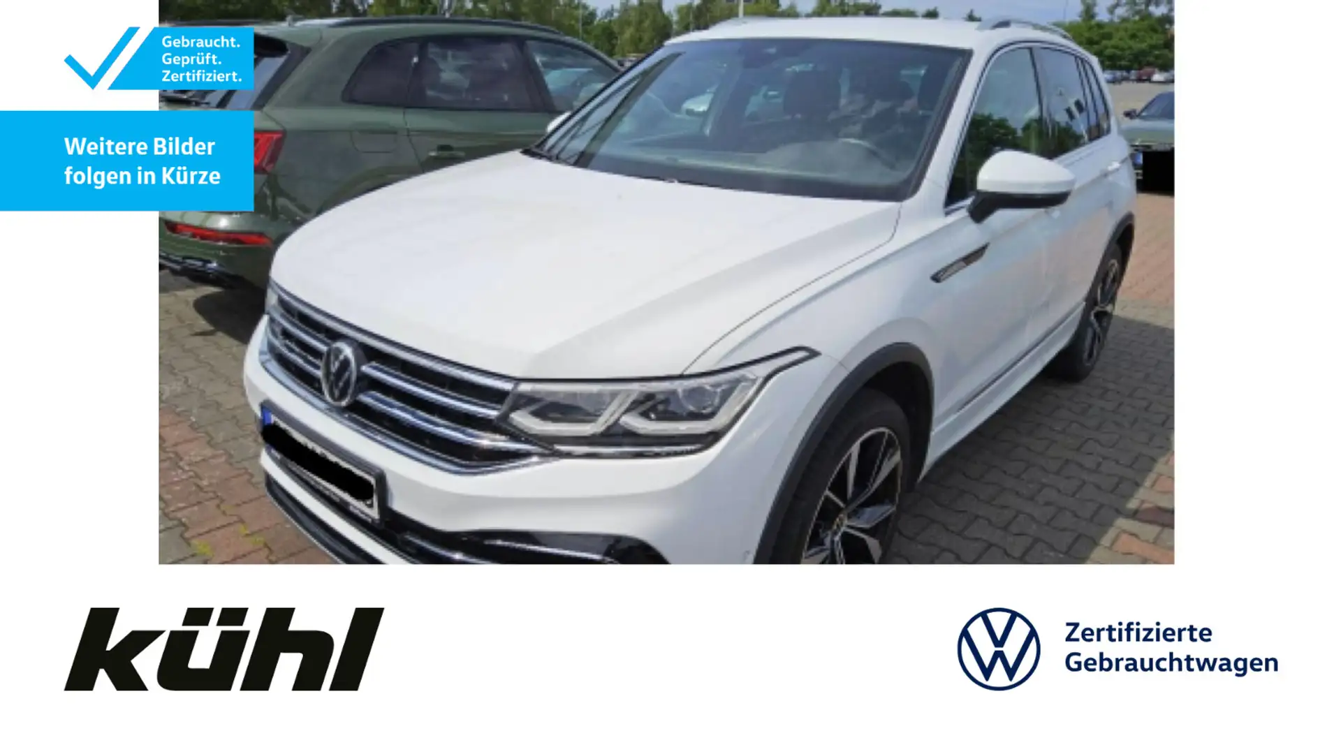 Volkswagen Tiguan 2.0 TDI 4M DSG R line IQ.Light ACC DCC Ka Weiß - 1