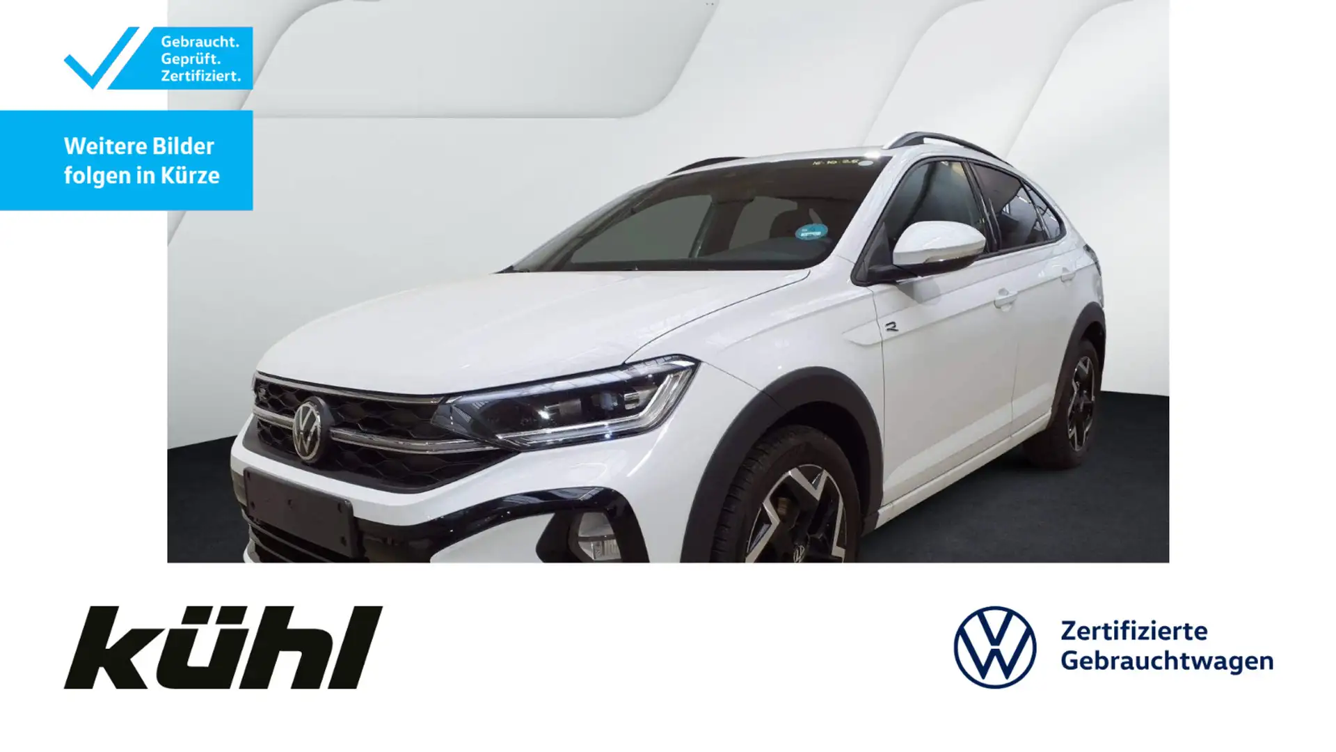 Volkswagen Taigo 1.5 TSI DSG R line IQ.Light/ACC/Kamera/App Weiß - 1