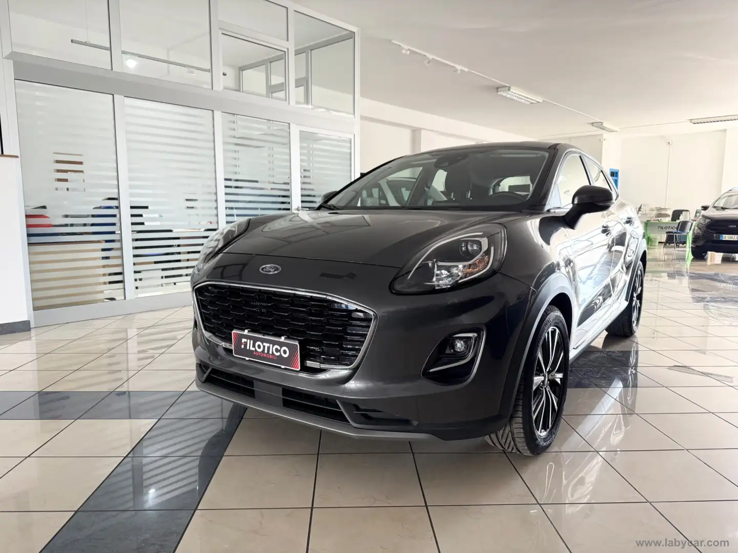 Ford Puma 1.0 EcoBoost Hyb. 125 CV Tit. CARPLAY - FULL Grigio - 2