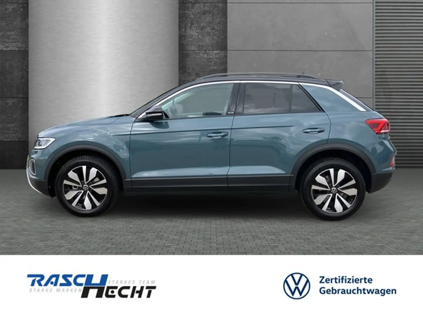 Volkswagen T-Roc Move 1.5 TSI*LED*NAVI*SHZ*5 J. GAR* Bleu - 2